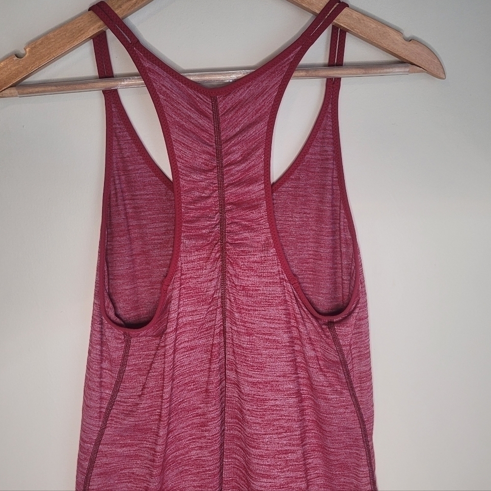 Lululemon 105 Singlet Heathered Cranberry Tank Top Size 6 - Picture 7 of 9